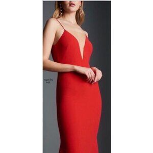 Theia Red Dress